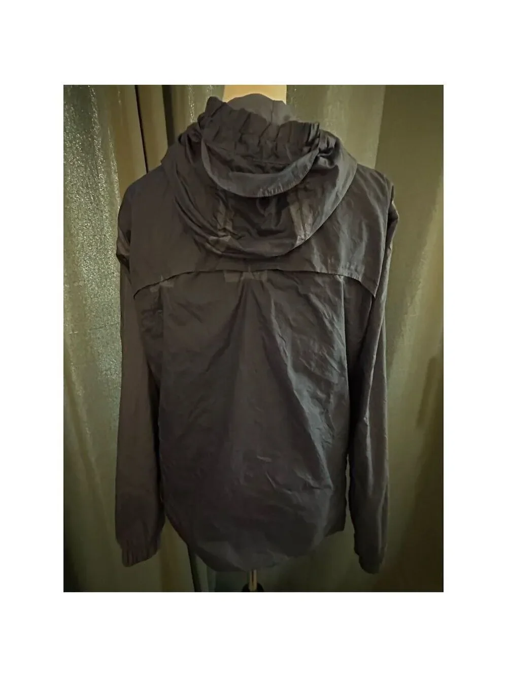 Cabela's Kids XL Blue Packable Hooded Rain Jacket Outdoor Travel